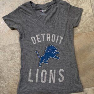 detroit lions baby doll tee shirt